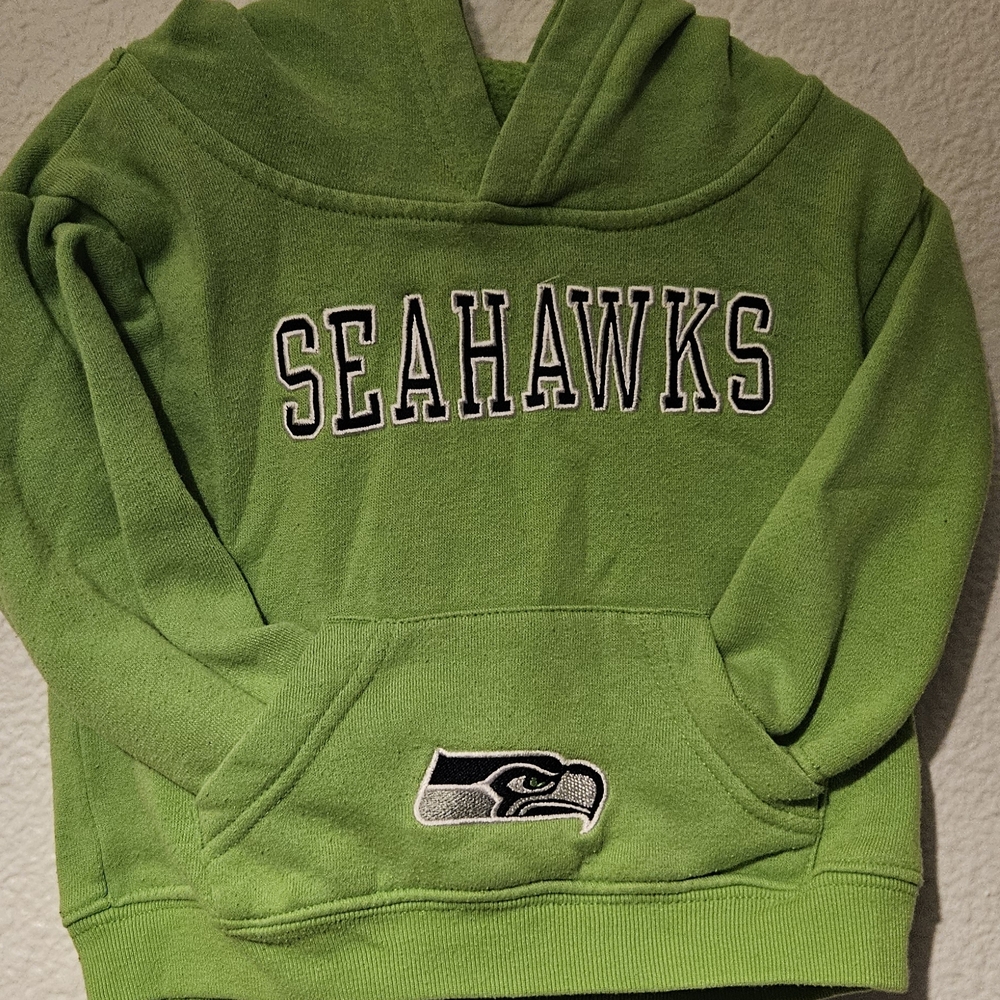 Seahawks Kids Green Pullover Hoodie